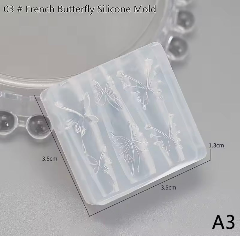 stencil in silicone per decorazioni 3D A3
