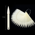 espositore tips ad anello stiletto natural - 40pz