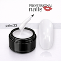 gel color paint 23 (bianco senza dispersione)