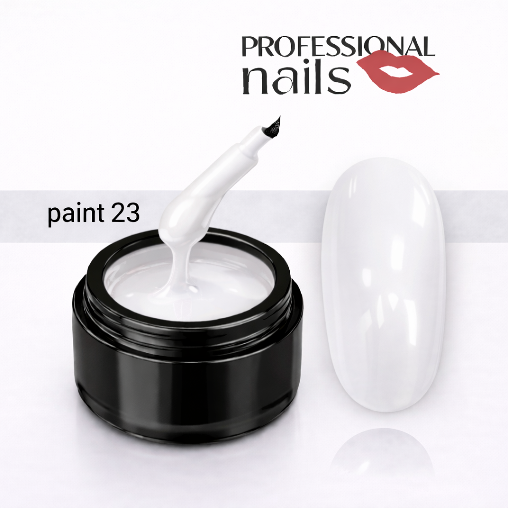 gel color paint 23 (bianco senza dispersione)
