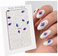 Stickers nail art 5D foglie boreali
