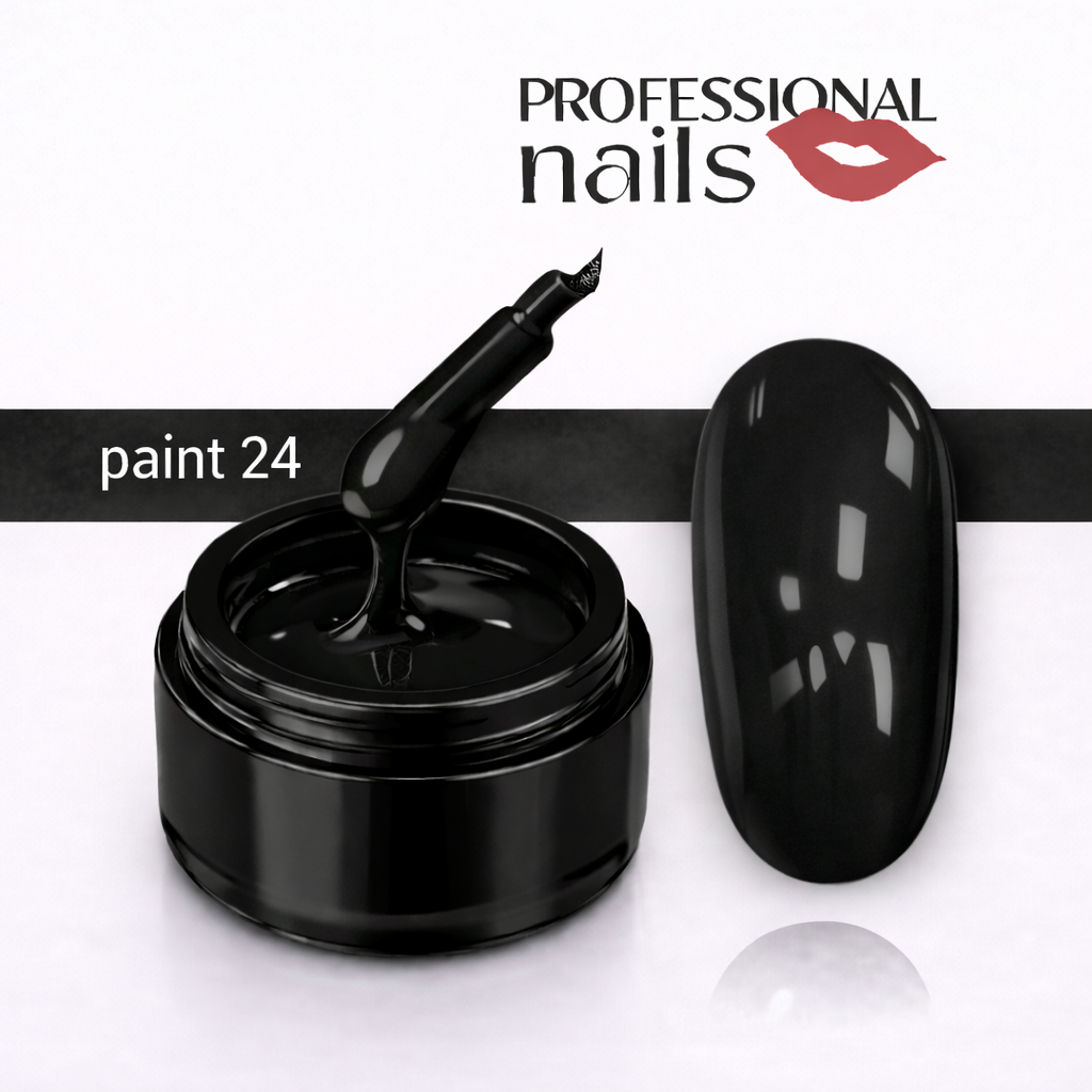gel color paint 24 (nero senza dispersione)