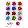 set da 12 pz decorazioni farfalle mix