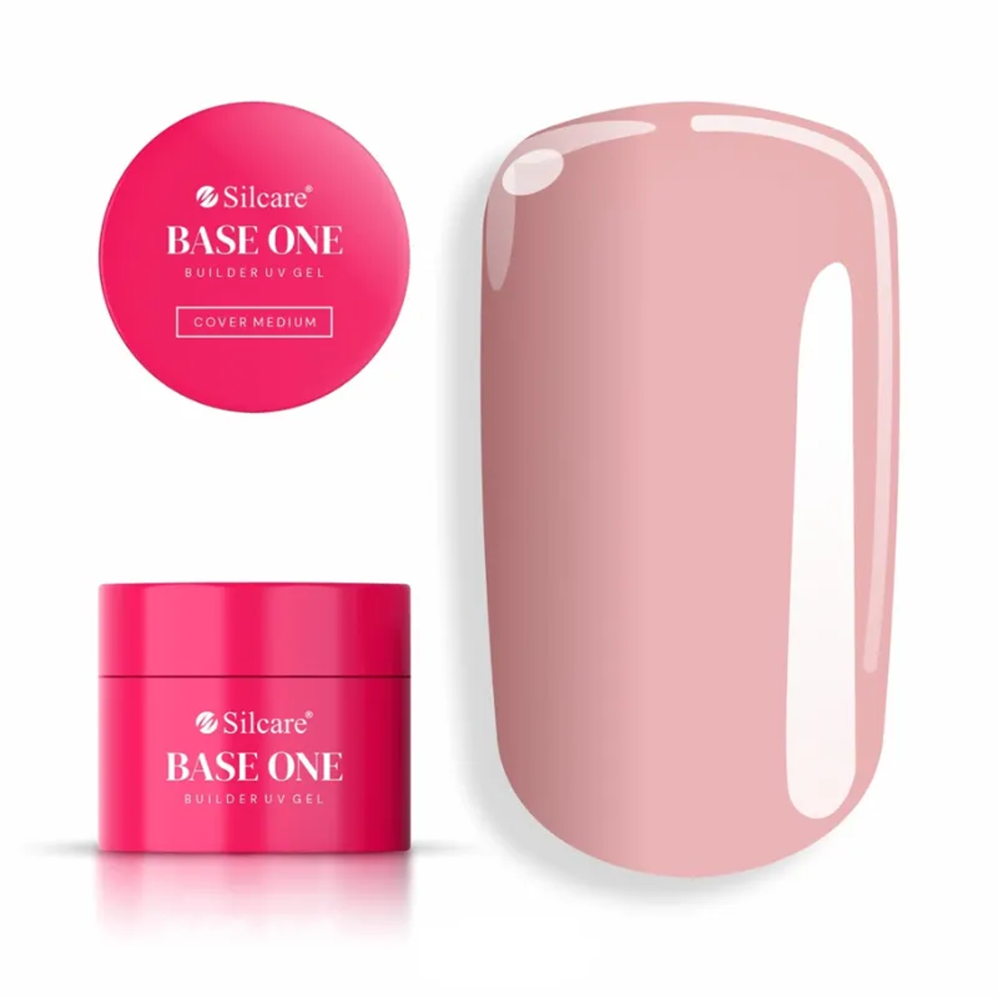 COVER MEDIUM Gel costruttore Baseone Silcare 50 gr