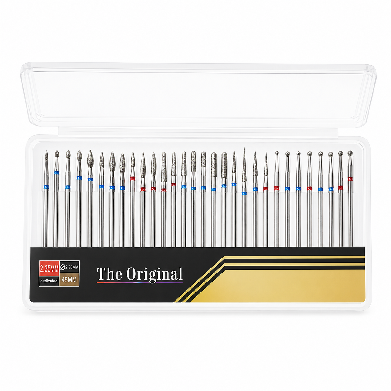 Set 30 punte mix per fresa diamantate per manicure