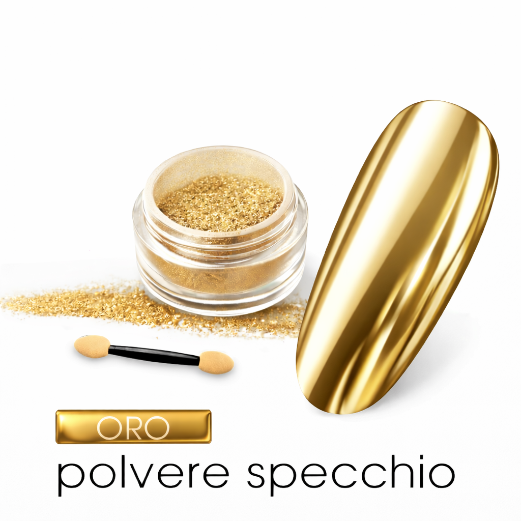 polvere specchio oro (alta qualità)