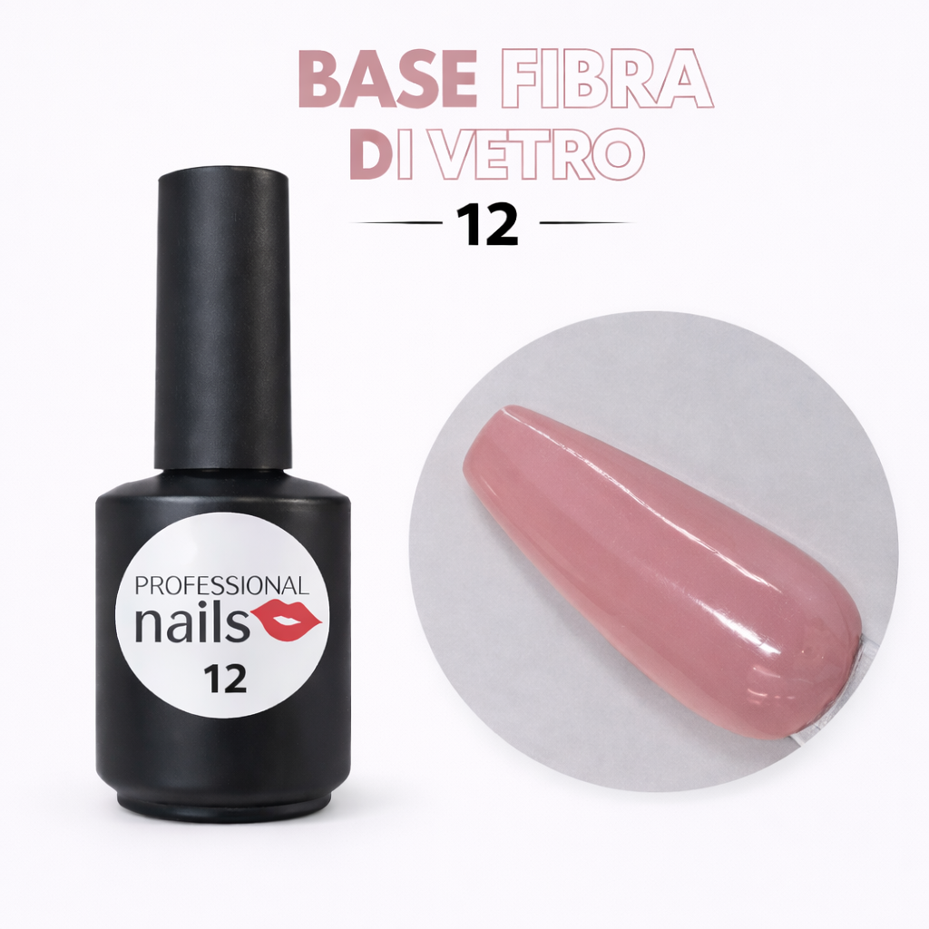 base fibra di vetro HD 12 con cheratina (a pennello)