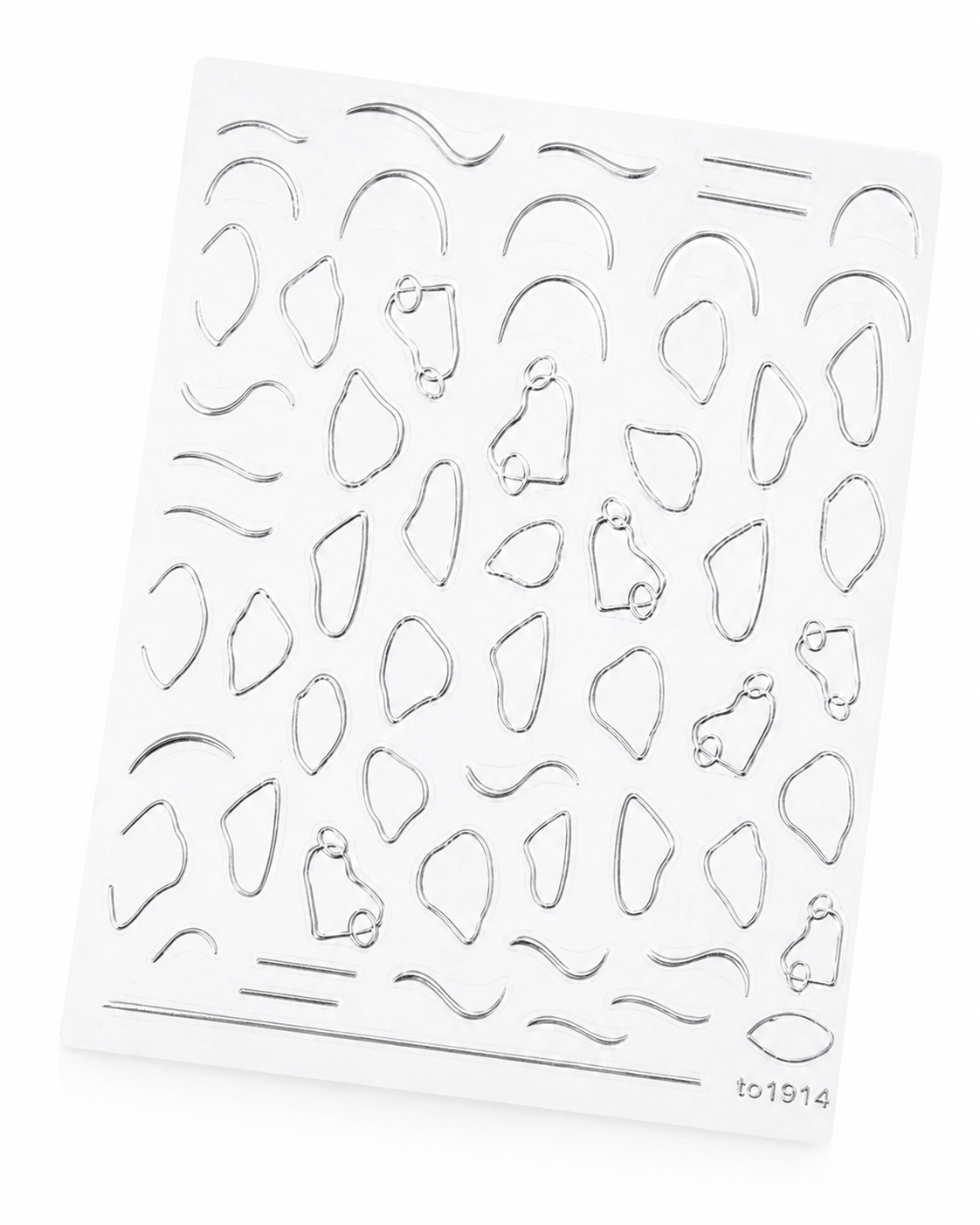 STICKERS 3D CROMO ARGENTO