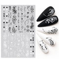 Stickers nail art 3D F872