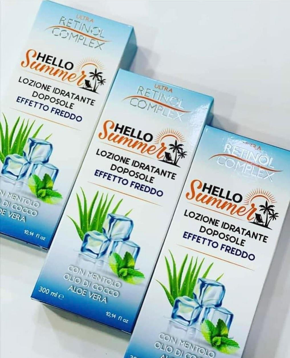 Crema doposole effetto freddo