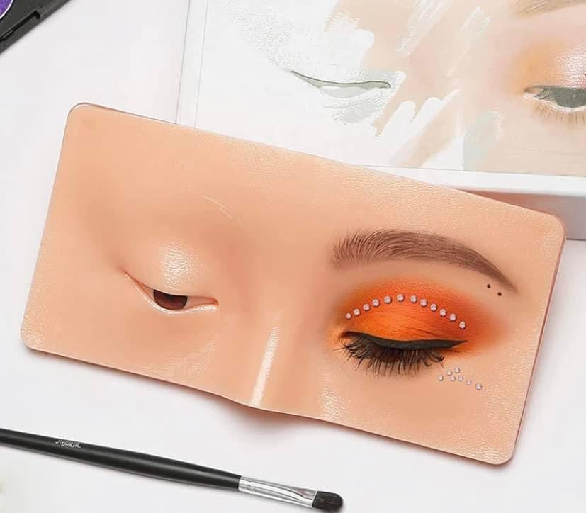 Occhi 3D in silicone per pratica trucco e pratica ciglia
