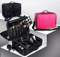Beauty organizer grande con tracolla e supporto per trolley