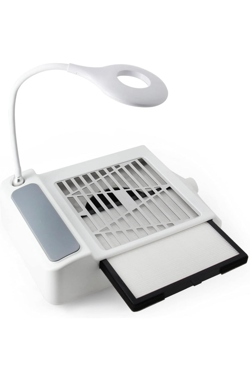 Aspiratore Unghie 60w Ricaricabile con Luce Led