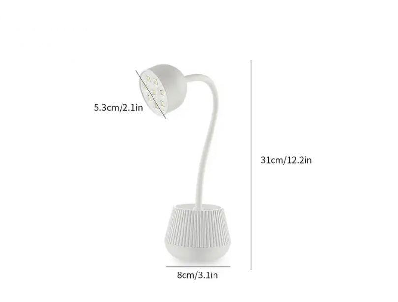 mini lampada led per unghie caricabile