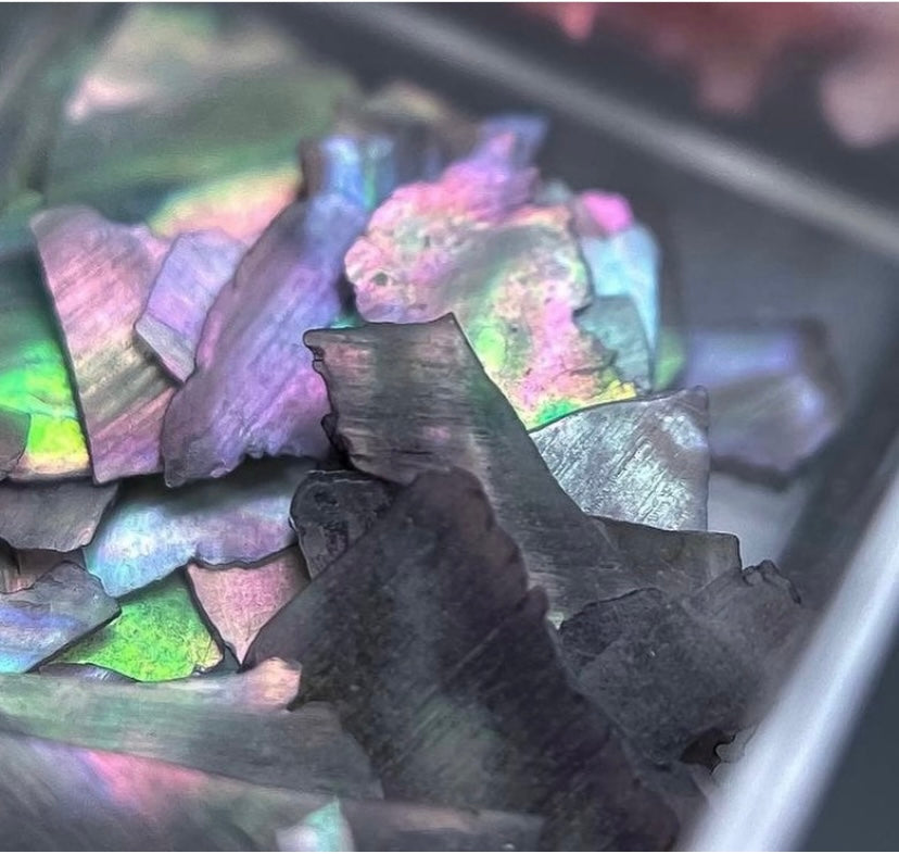 ❤️❤️🤩set da 6 decorazioni scaglie di madreperla mix