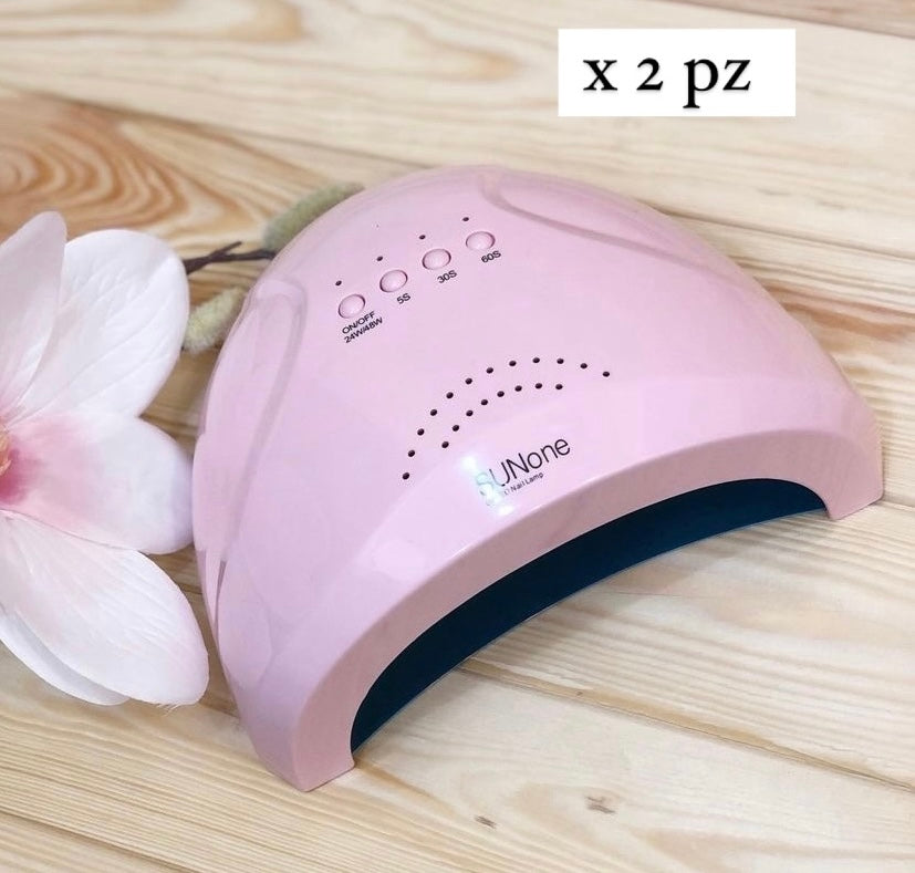 2 pz  Lampada Sun one