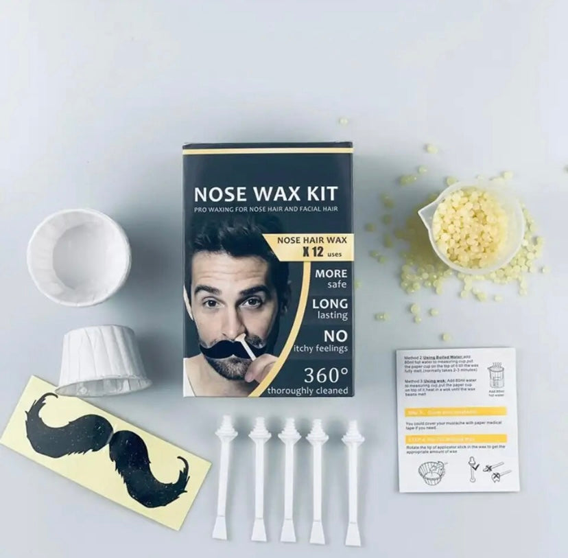 kit cera per peli nasali