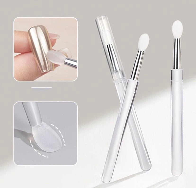 nuovo pennello in silicone per polveri