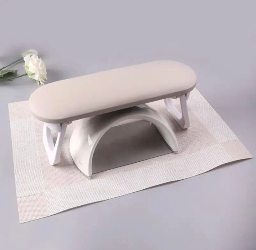 cuscino poggiamano bianco pieghevole