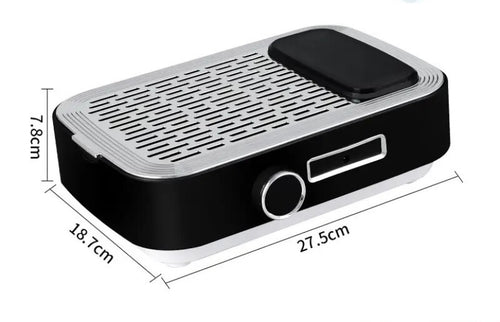 aspiratore filtro ricaricabile da 80 watt