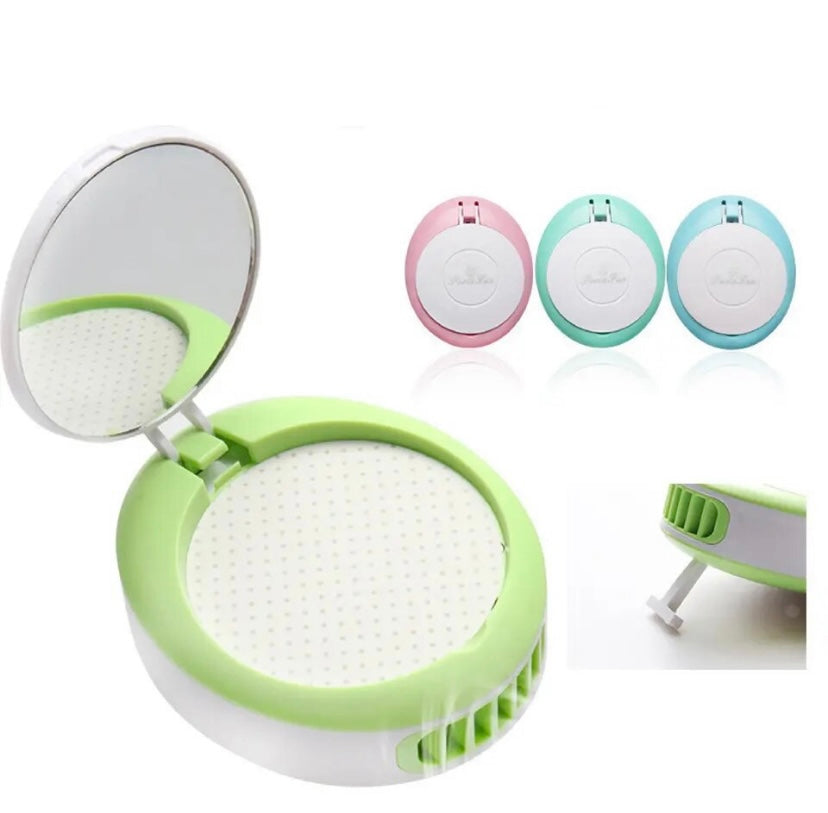 mini ventilatore per extension ciglia elettrico con specchio