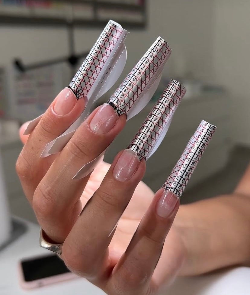 rotolo da 500 cartine nail Form in alluminio