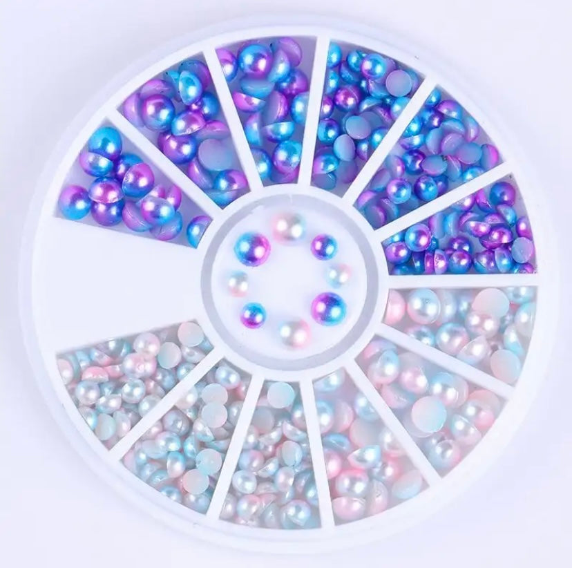 ruota perle sfumate mix