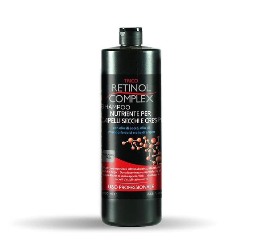 shampoo da 1 litro per capelli secchi e crespi