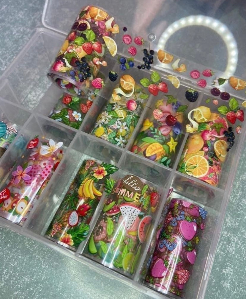 set foil fruit