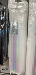 set 3 pennelli nail art gradient laser