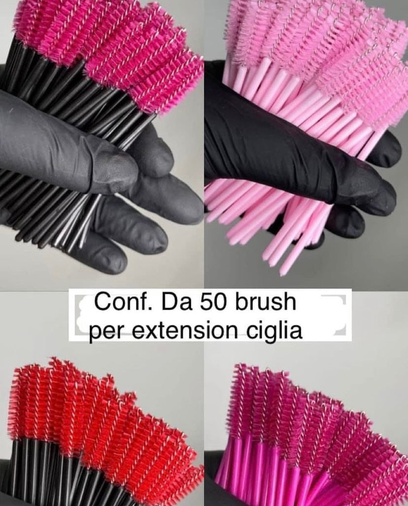 Conf. Da 50 brush per extension ciglia