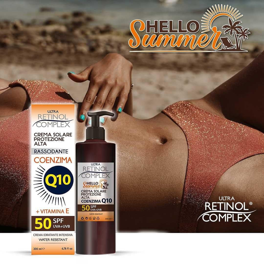 Crema solare coenzina Q10 (protezione 50)