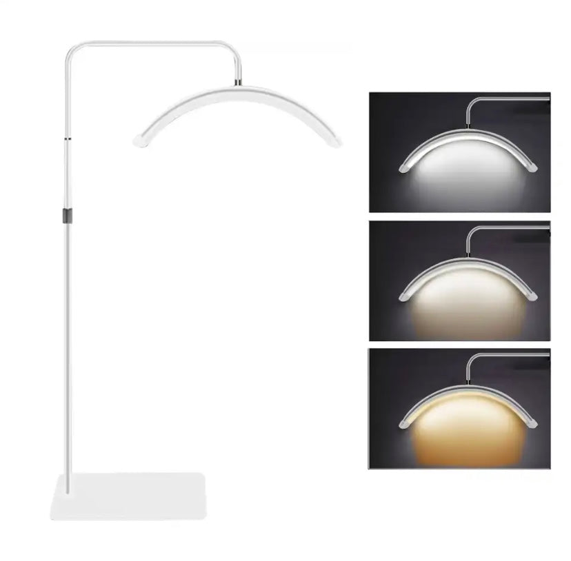 Lampada Da Pavimento Curva Moon Light